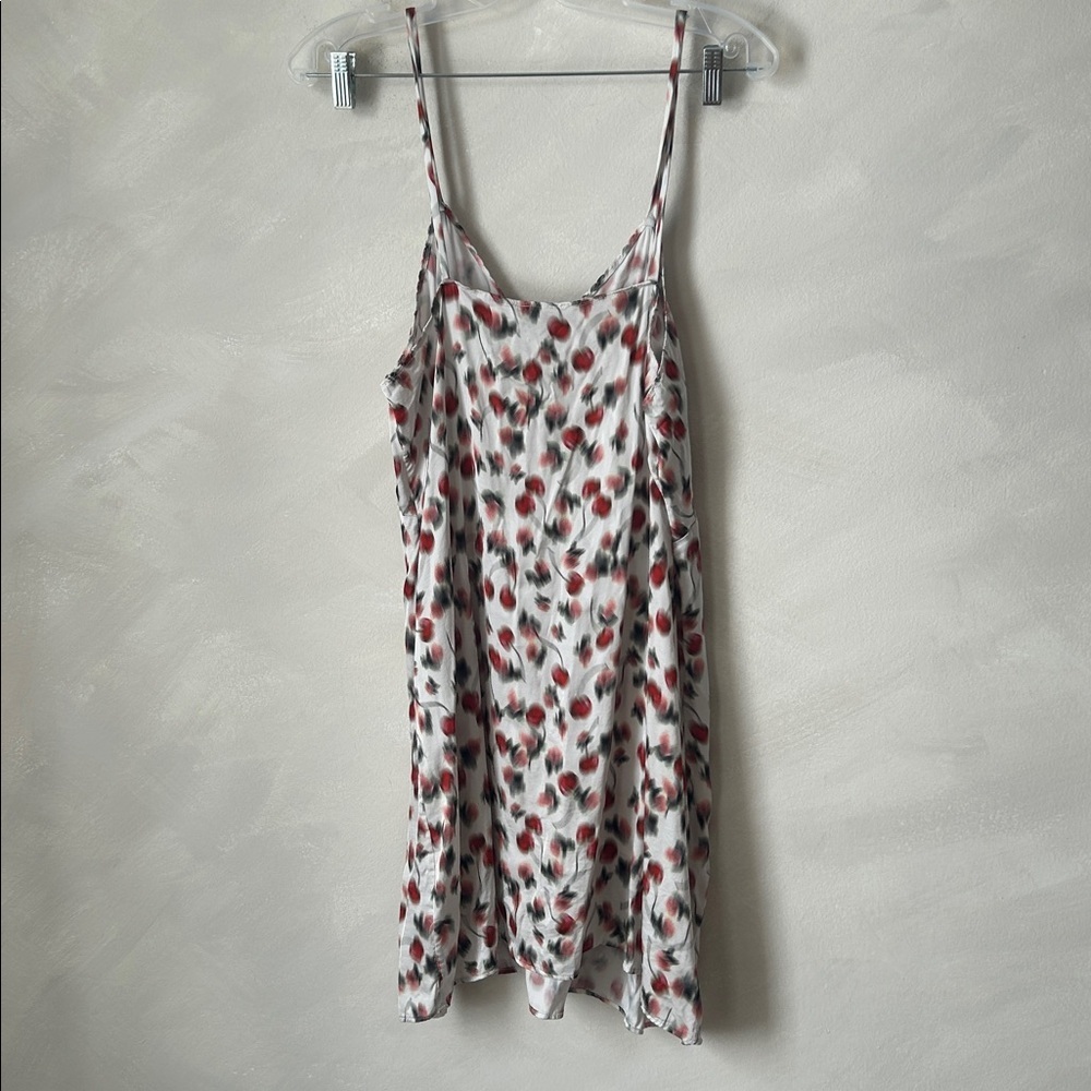 J Crew Soft shine slip dress in blurry cherry print babydoll coquette - Picture 8 of 9